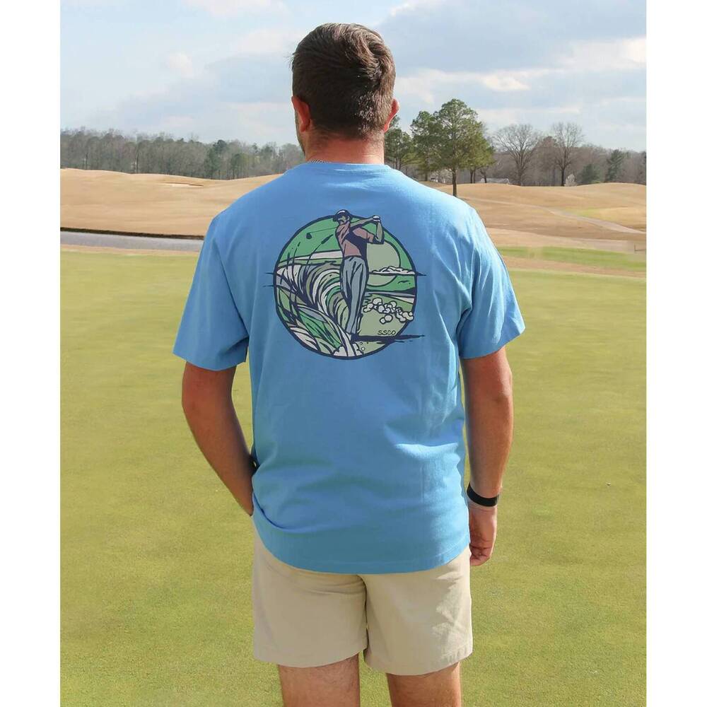 NEW SOUTHERN SHIRT COMPANY full swing tee in azure